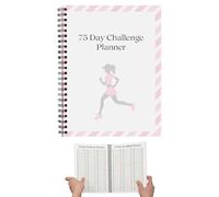 Daily Planner, Multi-Functional Coil Binding, 75-Day Habit Tracker, Portable Notepad For Time Tracking Goal Setting Task Schedule Meal Workout Business Meeting Travel Project