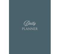 DAILY PLANNER NOTEBOOK - Stained Glass Blue Cover (Paperback)