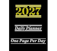 Daily Planner One Page Per Day: 8.5" x 11" Large With Space for Top 3 Work Priorities - Work To-Do List - Top 3 Personal Priorities - Personal To-Do List - Notes
