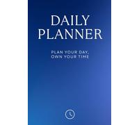 Daily Planner - Organizer, Deep Ocean Edition, To do list and Notes, Hardcover, 120 Pages, 6 x 9 inch: Small Steps Every Day Lead To Great Journeys
