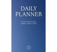 Daily Planner - Organizer, Sky Whisper Edition, To do list and Notes, Hardcover, 120 Pages, 6 x 9 inch: Small Steps Every Day Lead To Great Journeys