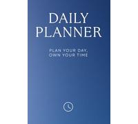 Daily Planner - Organizer, Sky Whisper Edition, To do list and Notes, Paperback, 120 Pages, 6 x 9 inch: Small Steps Every Day Lead To Great Journeys