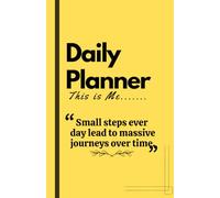 Daily Planner Undated, Schedule Your Day, Manage to-do List, Goals Tracker, Personal Tracker, 150 pages