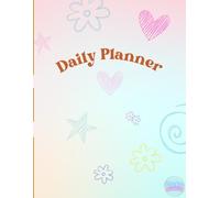 Daily Planner - Undated Work Planner and Organizer with List Section - Daily & Weekly Notepad - 80 Sheets To-Do List for Organization - Notebook