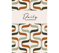 Daily Planner Vintage Geo: undated to-do list notebook to achive your goals - hourly schedule, notes, reminder, self-care, exercises, water and meals ... to plan, 92 pages, 6x9 inch (15,24x22,86 cm)