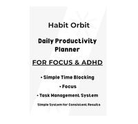 Daily Productivity Planner for ADHD: Simple Time Blocking, Focus & Task Management System