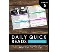 Daily Reading Warm Ups: Passages for Bell Ringers or Daily Quick Reads - 5th GRADE
