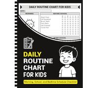 Daily Routine Chart for Kids: Morning, School, and Bedtime Schedule Checklist