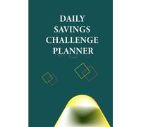 Daily Savings Challenge Planner: Daily Expense Tracker with Planned vs Actual Cost, Notes & Reflection | 30-Day Budgeting Habit Builder