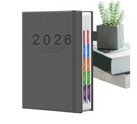 Daily Schedule Planner - 21.2x14.5cm Schedule Book | 2026 Plænner, Academic Planner With Tabs Agenda Notebook, 320 Pages Daily Monthly Schedulle Organizer For To-Do List, Goals, Home, School, Office