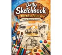Daily Sketchbook Journal for Creative Drawing & Doodling - Artist Sketch Pad Notebook for Kids, Teens & Adults | Creative Art Practice & Daily Drawing Book