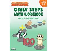 Daily Steps Math Workbook - Book 2: Intermediate | Pre-K / Preschool / Kindergarten | Ages 3-6