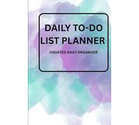 Daily To-do List Planner: Undated Daily Organizer for 120 days