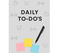 Daily To-Do’s: Undated Planner for Tasks, Priorities, Notes & Goals - 8.5 x 11 in, Matte Cover, 90 GSM, Simple Daily Organizer for Home, Work, and Personal Productivity