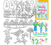 Daily Treasures 7 Set Taglio muore Stencil, 20pcs Template Modelli Metallo Stampi multi-forma FAI DA TE Artigianale Strumenti per goffratura per album Scrapbooking Art Decor & Card Making