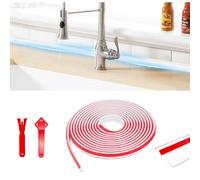 Daily Treasures Battiscopa autoadesivo in TPE 3M, con cauzzuola angolare interna ed esterna, striscia di modanatura flessibile per parete, soffitto, angolari, armadi (bianco, 19 x 13 mm)