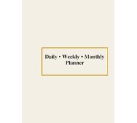 Daily • Weekly • Monthly Planner: 365-Day Organizer with Calendars, Schedules, Health Tracking & More