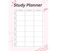 Daily & Weekly Study Planner: Structured Morning Afternoon Evening Schedule Organizer for Students & Professionals | Productivity, Time Management & Goal Tracking Notebook