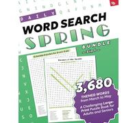 Daily Word Search: Spring Bundle - 3 in 1 - Relaxing Puzzles for Every Date: A Challenging Large-Print Puzzle Book for Adults and Seniors with 3,680 Themed Words from March to May
