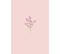 Daily Writing Notebook A5 Size with 150 Lined Pages for School, College, Office, Home and Travel - Perfect for Note Taking, Journaling, Project ... and Creative Thinking | Floral notebook
