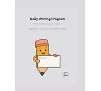 Daily Writing Program: Homeschool Curriculum - Grade 1 September (Ink-Saving Edition - Black & White)