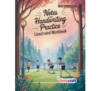 Dailycraft Notes & Handwriting Practice : handwriting practice, lined ruled workbook, for kids, 8.5 x 11 Notebook 72 Pages