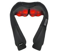 DAILYLIFE Massaggiatore Shiatsu per collo e schiena con calore, massaggio elettrico per dolori al collo, spalle, vita, gambe e piedi, sollievo dallo stress per uomini, donne, mamma, papà