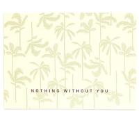 Dailylike Biglietto di auguri con messaggio Without You 13 x 9,5 cm.