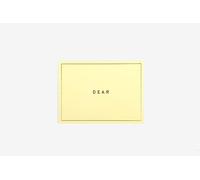 Dailylike Biglietto di auguri giallo caro 9,7 x 7 cm.