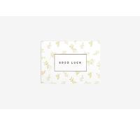 Dailylike Biglietto di auguri giallo good luck 9,7 x 7 cm.