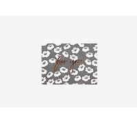 Dailylike Biglietto di auguri grigio anemone for you 9,7 x 7 cm.