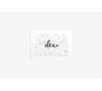 Dailylike Biglietto di auguri grigio caro 9,7 x 7 cm.