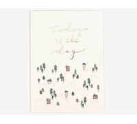 Dailylike Biglietto messaggio forest lodge 9,5 x 13 cm.