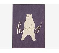 Dailylike Biglietto messaggio friendly bear 9,5 x 13 cm.