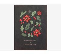 Dailylike Biglietto messaggio poinsettia 9,5 x 13 cm.