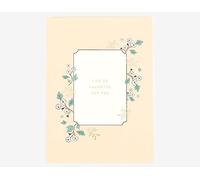 Dailylike Biglietto messaggio warm flower 9,5 x 13 cm.