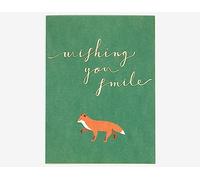 Dailylike Biglietto messaggio winter fox 9,5 x 13 cm.