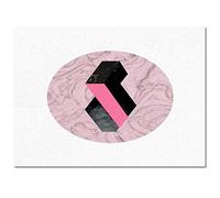 Dailylike Etichette poliestere Alphabet H 35x15mm. 5u.