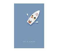 Dailylike Scheda illustrazione boat 10 x 15 cm.