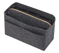 DailyPlus Organizer da Borsa con Cerniera, Organizer in Feltro per Borsa da Tote, Grigio X-Large