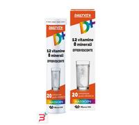 Massigen DailyVIT - 12 Vitamine 8 Minerali Effervescente, Integratore Alimentare Completo, Energia e Benessere, 20 Compresse Effervescenti, Senza Glutine e Lattosio