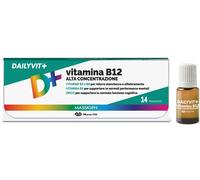 Massigen Integratore Vitamina B12 Alta Concentrazione con Zinco e Vitamine B6 B3 B5 - 14 Flaconcini