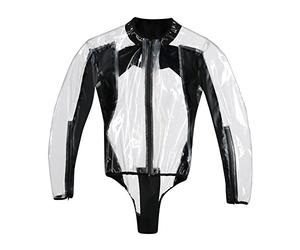 Dainese 1634280_376_S Rain Body Racing D1 Trasparente/Nero, S