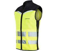 Dainese Explorer Packable High Vis Gilet, nero-giallo, taglia L