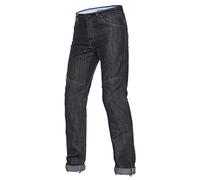 Dainese 1755084_T16_40 D1 Evo Jeans Moto Nero-Aramid-Denim, 40 EU