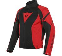 Dainese Air Crono 2 Tex Giacca tessile moto, nero/rosso, Taglia 44