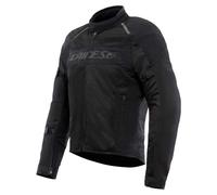 Dainese - Air Frame 3 Tex Jacket, Giacca da Moto Estiva in Tessuto, con Fodera Antivento, Uomo, Nero/Nero/Nero, 46