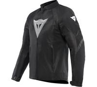 Dainese - Air Graphics Tex Jacket, Giacca Moto Estiva, Ventilata e Leggera, con Protettori Morbidi su Spalle e Gomiti, Man, Nero/Bianco Diamante, 50