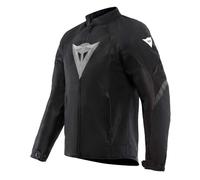 Dainese - Air Graphics Tex Jacket, Giacca Moto Estiva, Ventilata e Leggera, con Protettori Morbidi su Spalle e Gomiti, Man, Nero/Bianco Diamante, 44