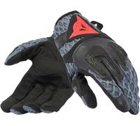 DAINESE - Air-Maze Unisex Gloves, Guanti Moto Estivi, Tessuto Mesh, Protezioni sulle Nocche, Touch Screen, Unisex, Nero/Grigio Ferro, XXS